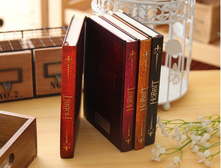 New Hobbit Notebook Vintage Hardcover Notebook for Gift Movie Hobbit Daily Memo Notepad Travel Journal A5 Size Four Designs11