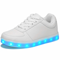 NIKILISE Children Shoes lights up led luminous sneakers casual kids shoes USB Charging Sport glowing sneakers