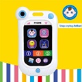 Infant stop crying machine infant toys mobile phone baby education toys artifact simulation smartphone baby bed