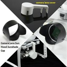 Lente de la cámara de la cubierta + lente parasol tapa sombrilla para DJI Phantom 3 PZT cámara