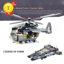Hot Counter Strike force Rescue helicopter 2in1 fighter building block Army Rescue workers minifigures compatible with legoes