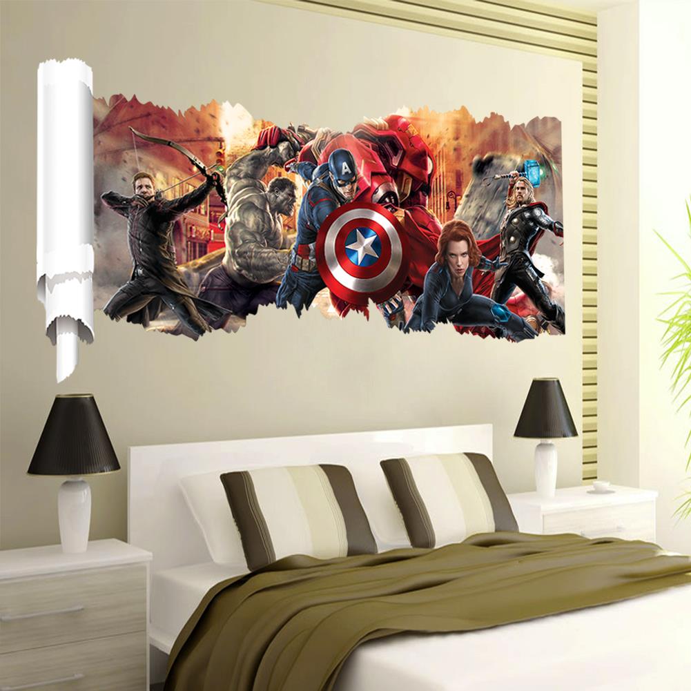 Nursery Art Marvel S The Avengers Sticker Decals For Kids Room Home Decor Wallpaper Poster Nursery Wall Art