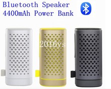 100PCS/LOT New Z6 Outdoor Sport Speaker Portable Wireless Bluetooth Speaker 4400mAh Power Bank Battery with Mic