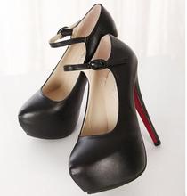 Sexy 14cm High Heels Women Platform Pumps New Fashion Wedding Party Shoes Plus Size 34 43