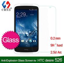 0.26mm Tempered screen protector for HTC Desire 526 Original CHYI Cristal Templado With Retail package +Moist Wipes 50pcs/lot
