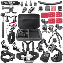 Gopro Accessories Acessorios For Sj5000 Go pro Hero 1 2 3 4 HDR-AS15/AS20/AS30V/AS100V/i Sony FDR-X1000V/W 4K Action Camera