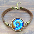 Fashion Unique Bracelets Bangles WoW World of Warcraft Hearthstone Picture Vintage Brown Rope Bracelets for Women