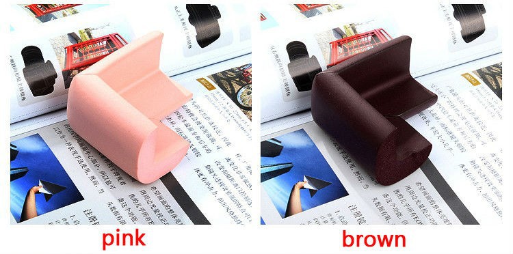 4PcsLot Children Baby Kids Safe Safety silicone Protector Table Corner Edge Protection Cover Children Edge & Corner Guards (9)