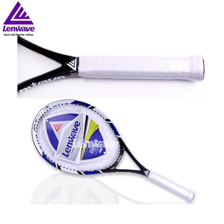 1 Piece Carbon Fiber Tennis Rackets Lenwave Brand Men Women Sports Training Tennis Raquete