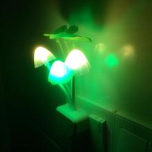 Cute Colorful Romantic LED Mushroom Night Light Dream Bed Lamp Home Illumination  L0142411