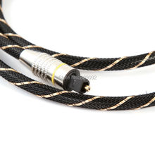 Высокая Toslink качество оптического аудио кабель ЭМ-A6.0 Аудио Spdif Шнур черный кабель для DVD-CD DAT аксессуар