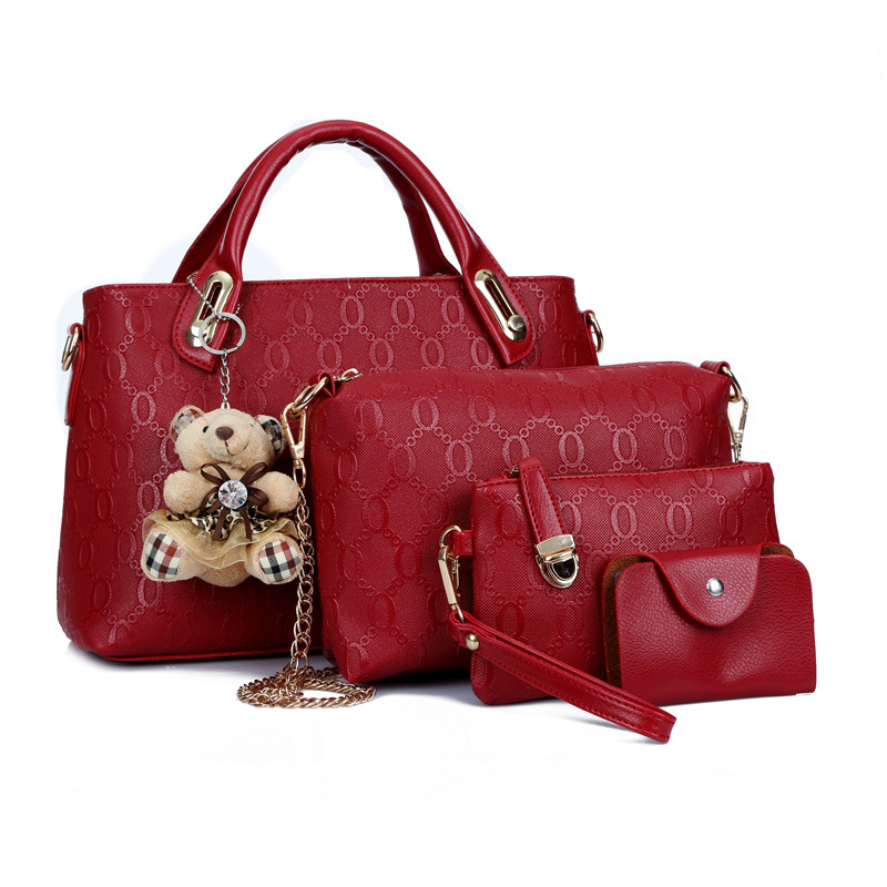 4 sets top leather bags designers brand shoulder bag fashion messenger bags 4 sets top leather bags designers brand shoulder bag fashion messenger bags