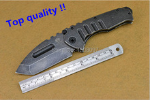 Medford 5Cr13Mov lámina 60HRC cuchillo de bolsillo plegable del cuchillo de caza cuchillos de la supervivencia stonewash manija exterior herramientas cuchillo táctico