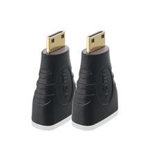 HDMI Female To Mini HDMI Male Adapter Adaptor Connector Black For Laptop Cameras 5ACE