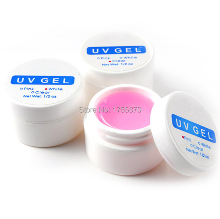 Freeshipping 1PCS X Pink White Clear Transparent 3 Color Options UV Gel Builder Nail Art Tips