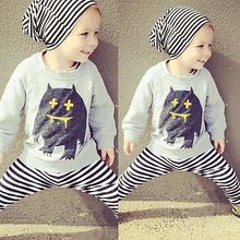 Cute Baby Boys T shirt Pullover With Pants Leggings Two pieces Outfits Set Clothes New