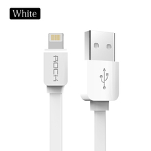 32cm Short Charging USB Cable for iPhone 5 5s 5c 6 Plus Flat Noodle Mobile Cables