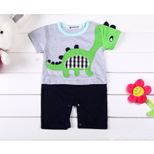 High Quality 1pc Boy Kids Baby Toddler Infant Cute Dinosaur Romper Jumpsuit Clothing Outfit KS0129