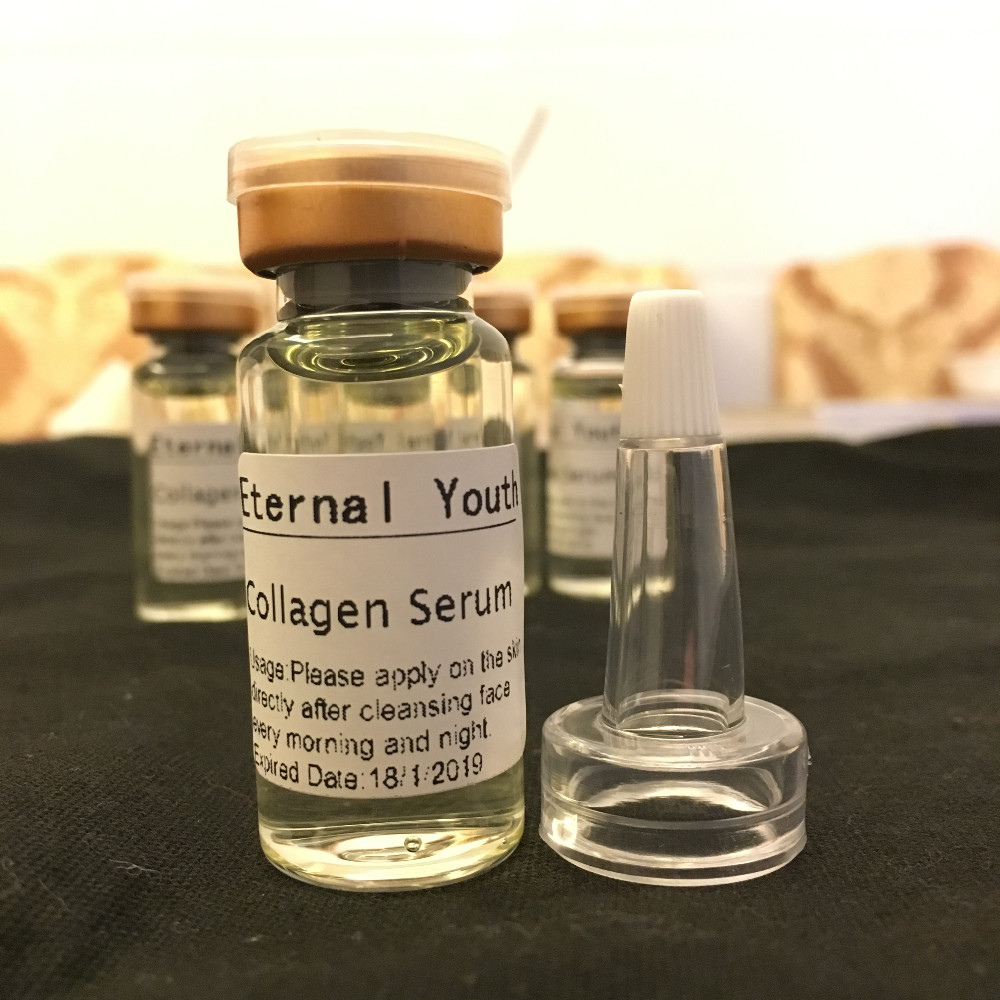 2X 10ml POWERFUL COLLAGEN GROWTH SERUM LIQUID FIRMING FACE LIFT ACTIVE PEPTIDES EGF