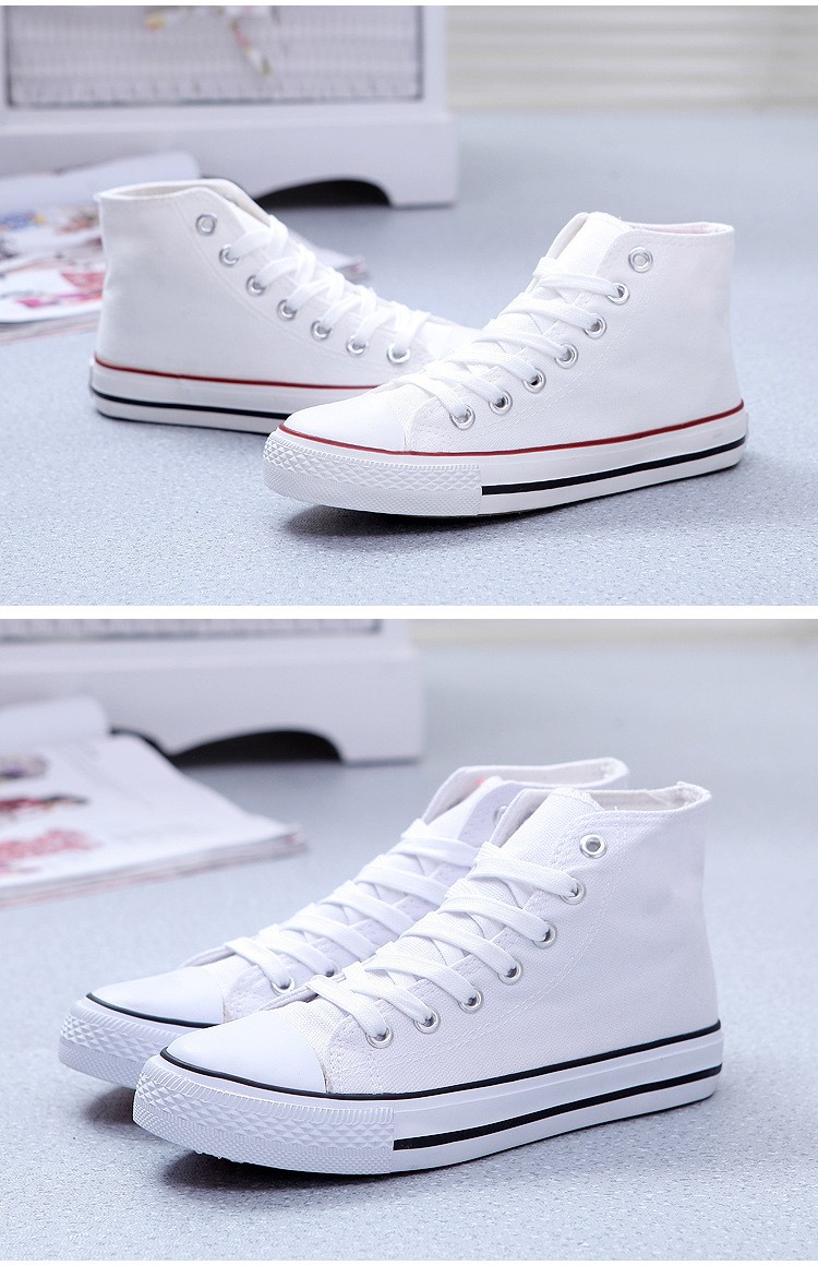Hight Top Canvas Shoes