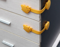 2pcs set Door locks Drawer Toilet Safety Plastic Lock For Child Kids baby Safety Care