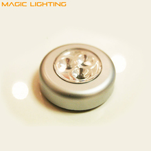 Night Light 2015 LED Lamps Light Brand Wall Lamp 3W Kitchen Cabinet Closet Lighting Sticker Tap