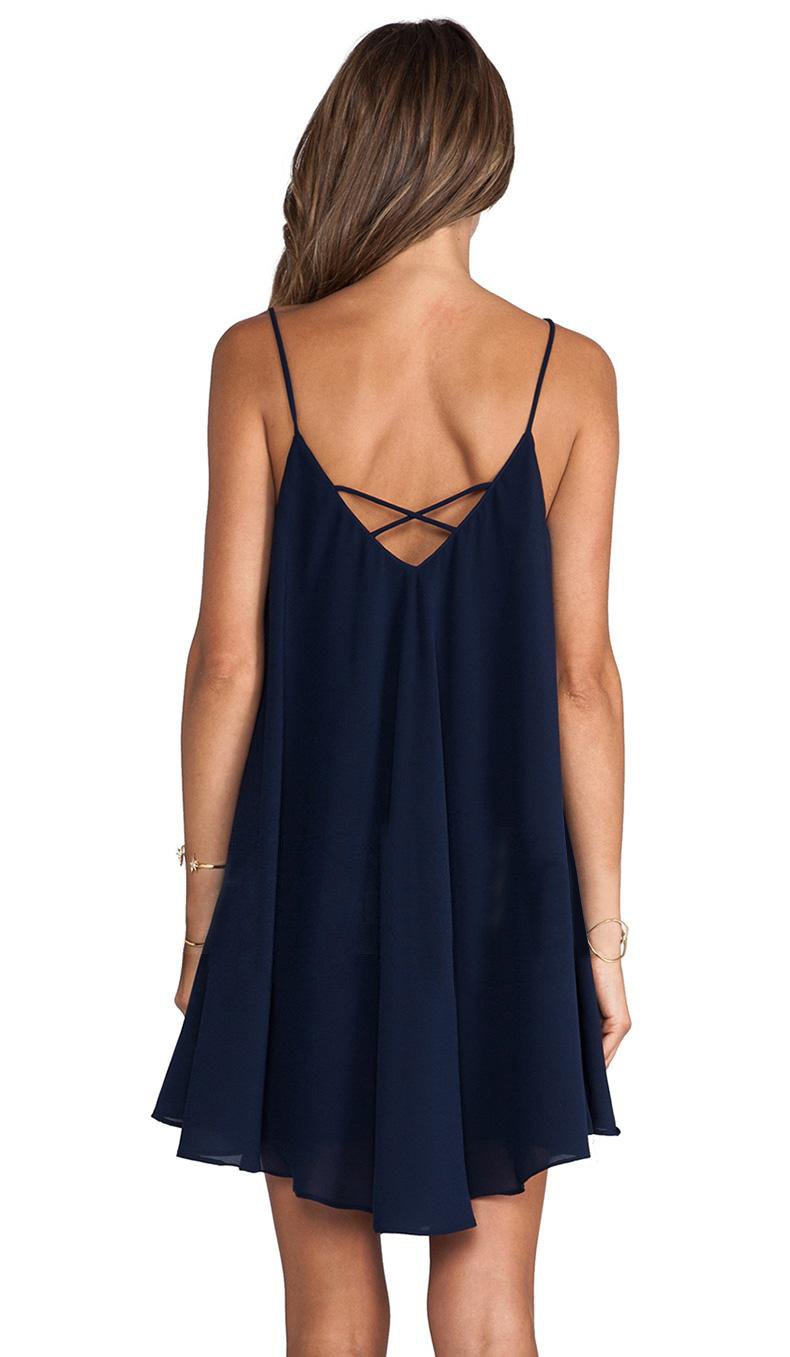 very deep v neck dress