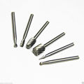 NEWACALOX 6PC Woodworking Tools drill HSS bit set wood carving tools drill burr tools for woodworking