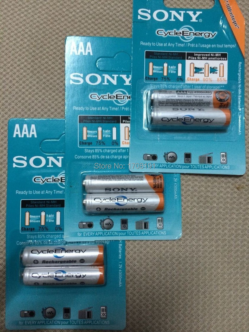 8Pcs Lot Original Brand New NI MH AAA 3A Rechargeable Batteries 1 2V 4300mAh NI MH