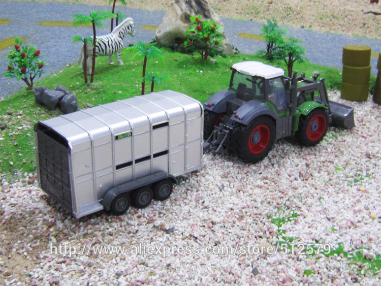 Big Electric Digger Big Multifunctional RC trailer tractor truck free shipping Rc Excavator Toy