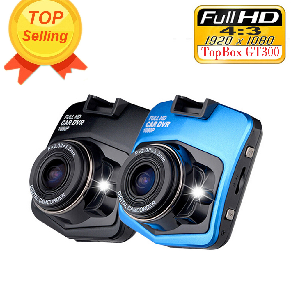 100 Original Mini Car DVR Camera Topbox GT300 Dashcam Full HD 1080P Video Registrator Recorder G