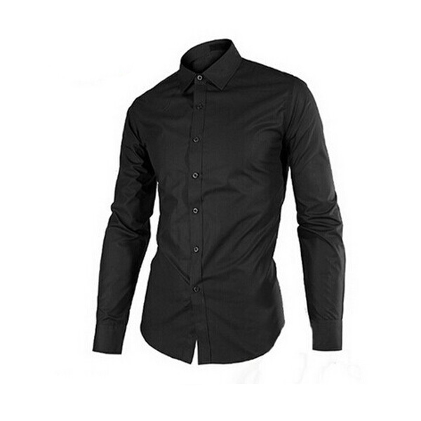 17 Colors Men Shirt 2015 Brand New Slim Fit Style Long Sleeve Solid Casual shirt Camisas