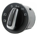 Chrome Head Light Control Switch Car Auto Headlight Sensor For for VW golf 5 6 jetta