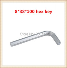 Níquel acero al carbono mm * 100 hueca hexagonal llave allen tamaño ( 10 unids/lote )