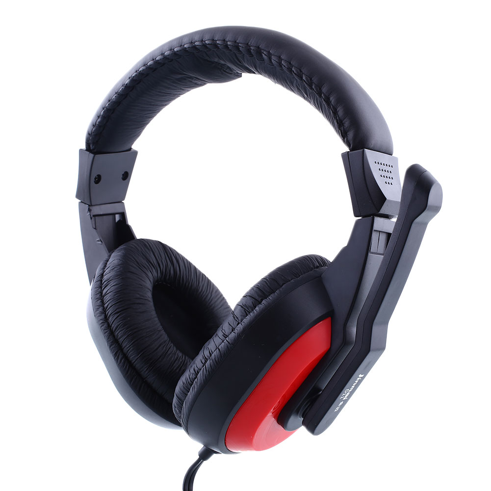 Skype Gaming Game Stereo Headphones Headset Earphone PC Computer Laptop 770 Black RED Gaming Headphones