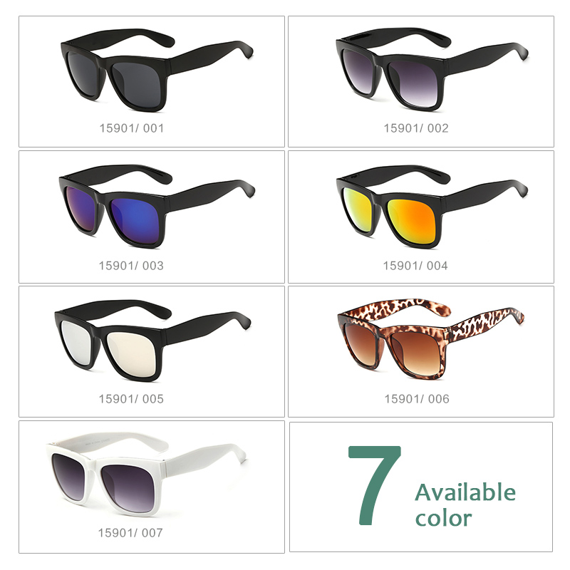 Retro Wayfarer Sunglasses Men Male Oversize Multicolor Sun Glasses Men Eyewear Vintage 2015 Brand Oculos de