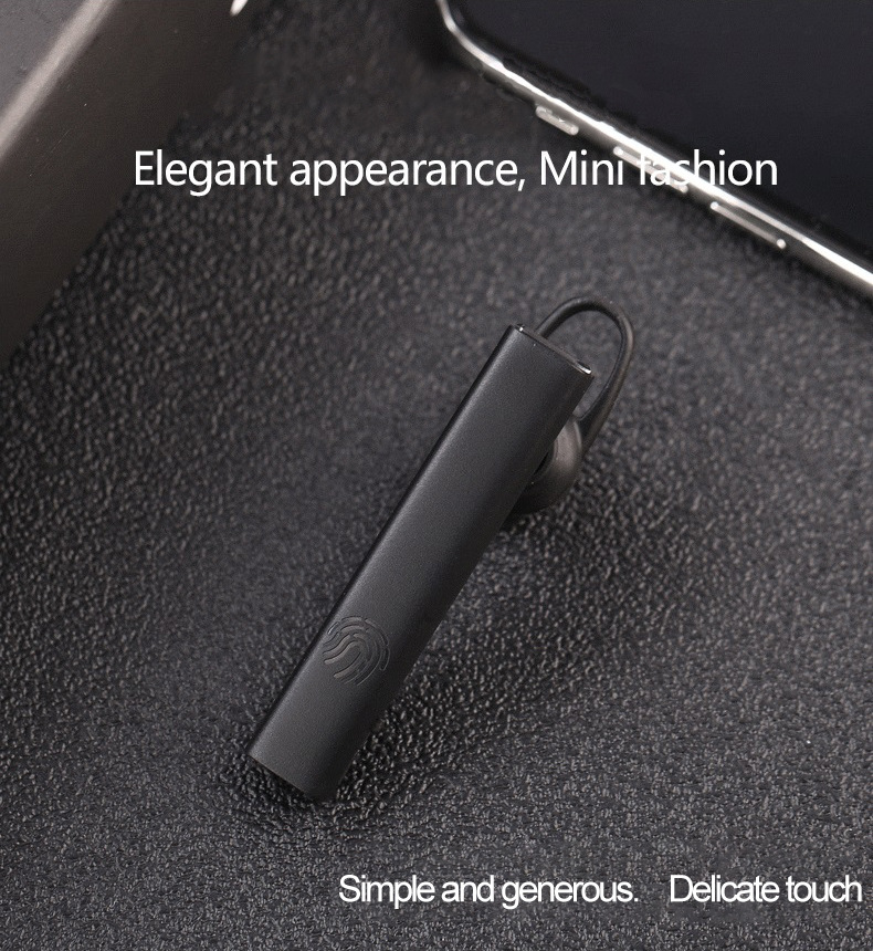 Беспроводная bluetooth гарнитура наушники вкладыши с крючком Bluetooth микрофоном для