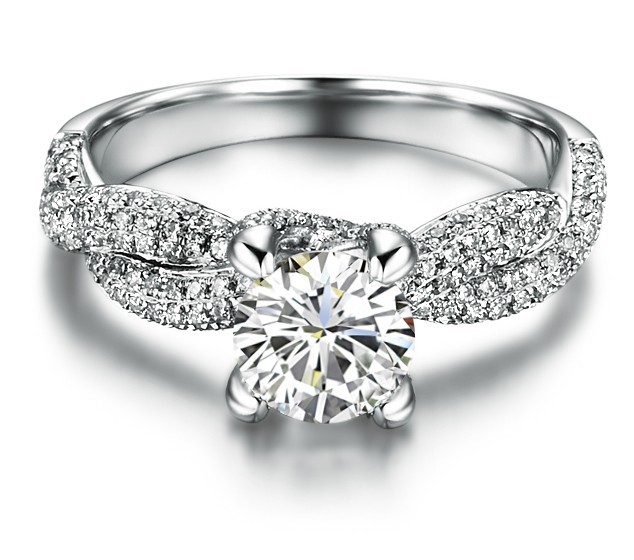 Custom engagement rings for cheap
