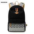 Korean Canvas Printing Backpack Women School Bags for Teenage Girls Cute Bookbags Vintage Laptop Backpacks Female