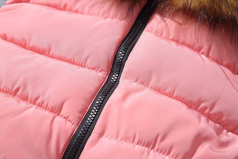 down vest with fur 0W0125 pink-3