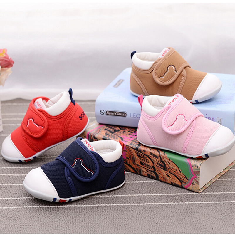 Infant red shoes toddler boys shoes pink first step rubber sole slippers newborn infant pre walker soft shoes shop shoes cheap