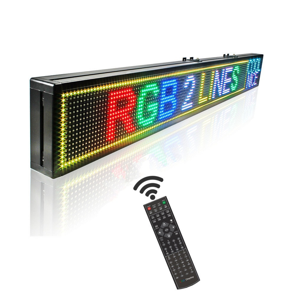 Buy 39.6" x 6" Remote control Programmable Scrolling