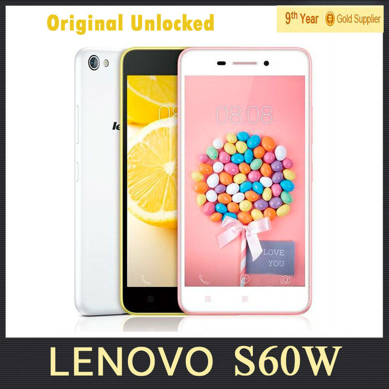 S60 Lenovo S60 S60W 4G LTE Original Mobile Phone Dual SIM Quad Core 5 0 inch