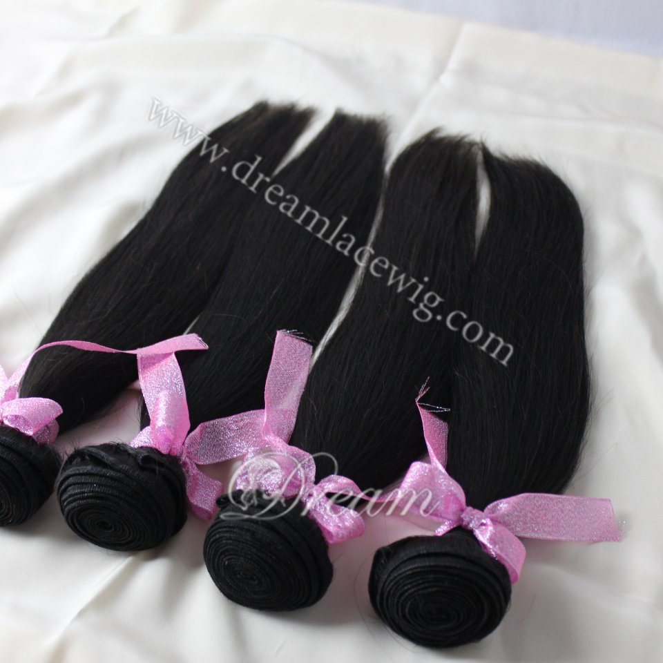 Здесь можно купить  2015 hot sale natural color brazilian virgin hair for black woman, silk straight 4 pieces/lot hair extension!  Волосы и аксессуары