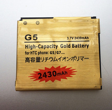 High Capacity 2430Mah Gold Business Replacement Battery For HTC Desire A8181 G5 Google Nexus One G7