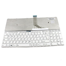 New US UK Keyboard For Toshiba Satellite C50 C50D C50-A C50D-A C55 C55-A C55dt C55dt-a Series Laptop WHITE Teclado With Frame