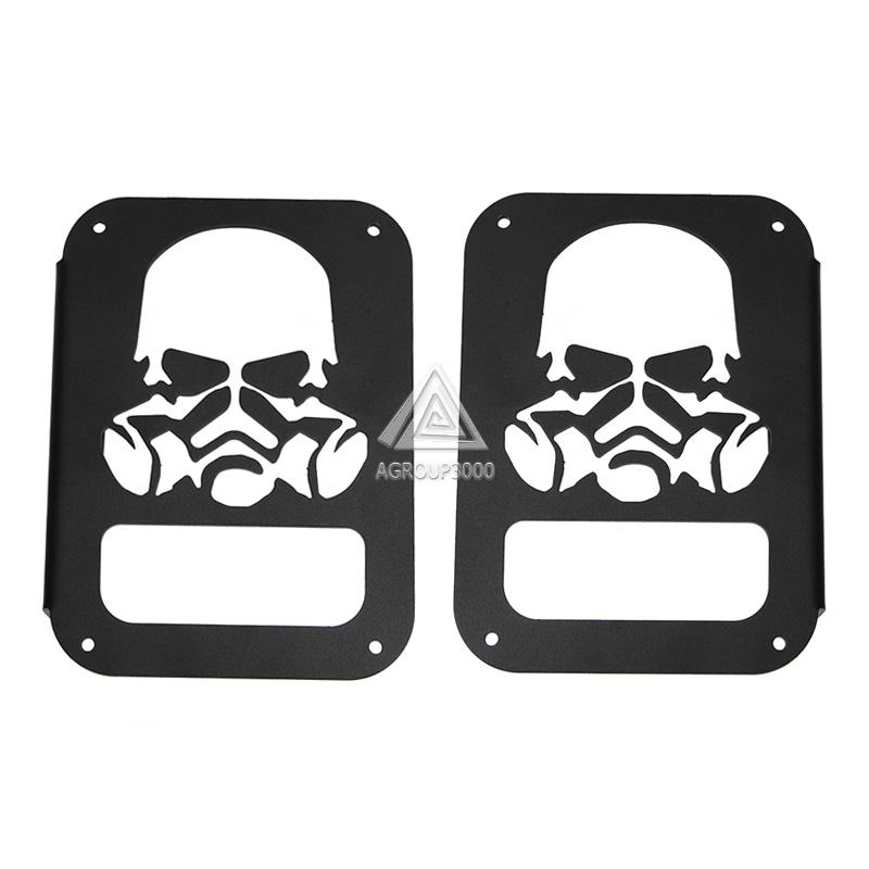 Jeep skull tail light covers #4