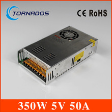 Constant voltage 5V 50A dc regulated power supply 350w Switching  power supply 5v 350W  S-350-5 CE and ROHS approved