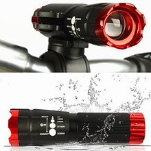 New Waterproof Bicycle Bike Light 5 Watt 2000 Lumens 3 Mode CREE Q3 LED Bike Front Light Torch Waterproof +Bike Torch Holder