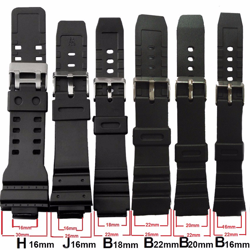 black rubber strap -2